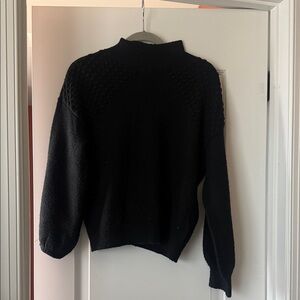 Classic Black Turtleneck Sweater